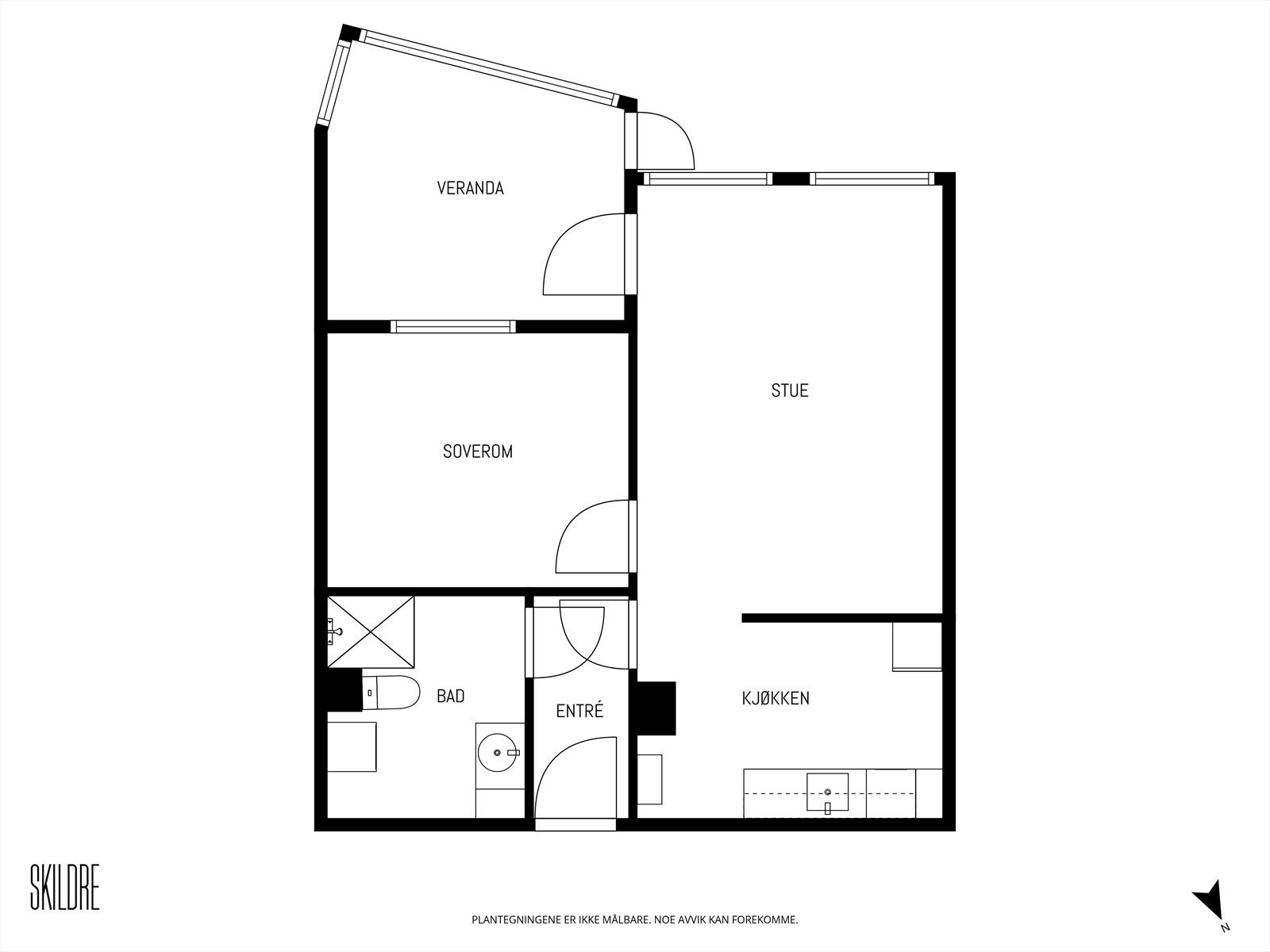 Plantegning Galleribilde
