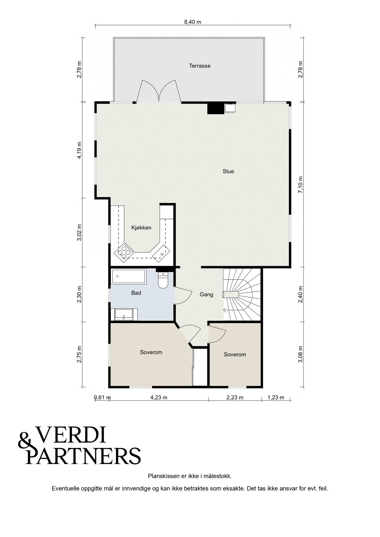 Plantegning 2. etasje Galleribilde