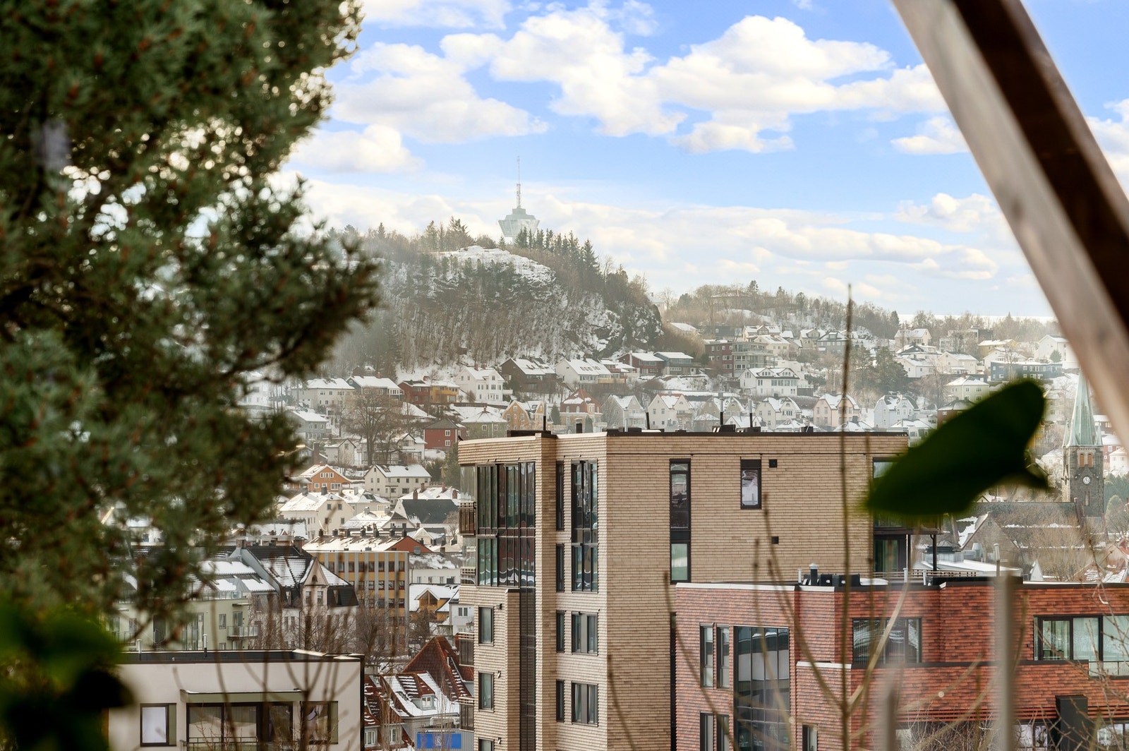 Utsikt mot Tyholttårnet. Galleribilde