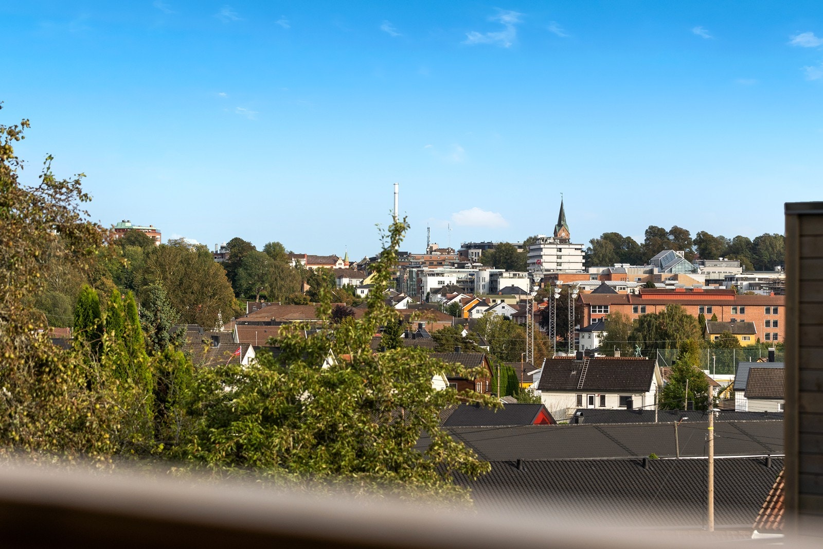 Utsikt også mot Sarpsborg by Galleribilde