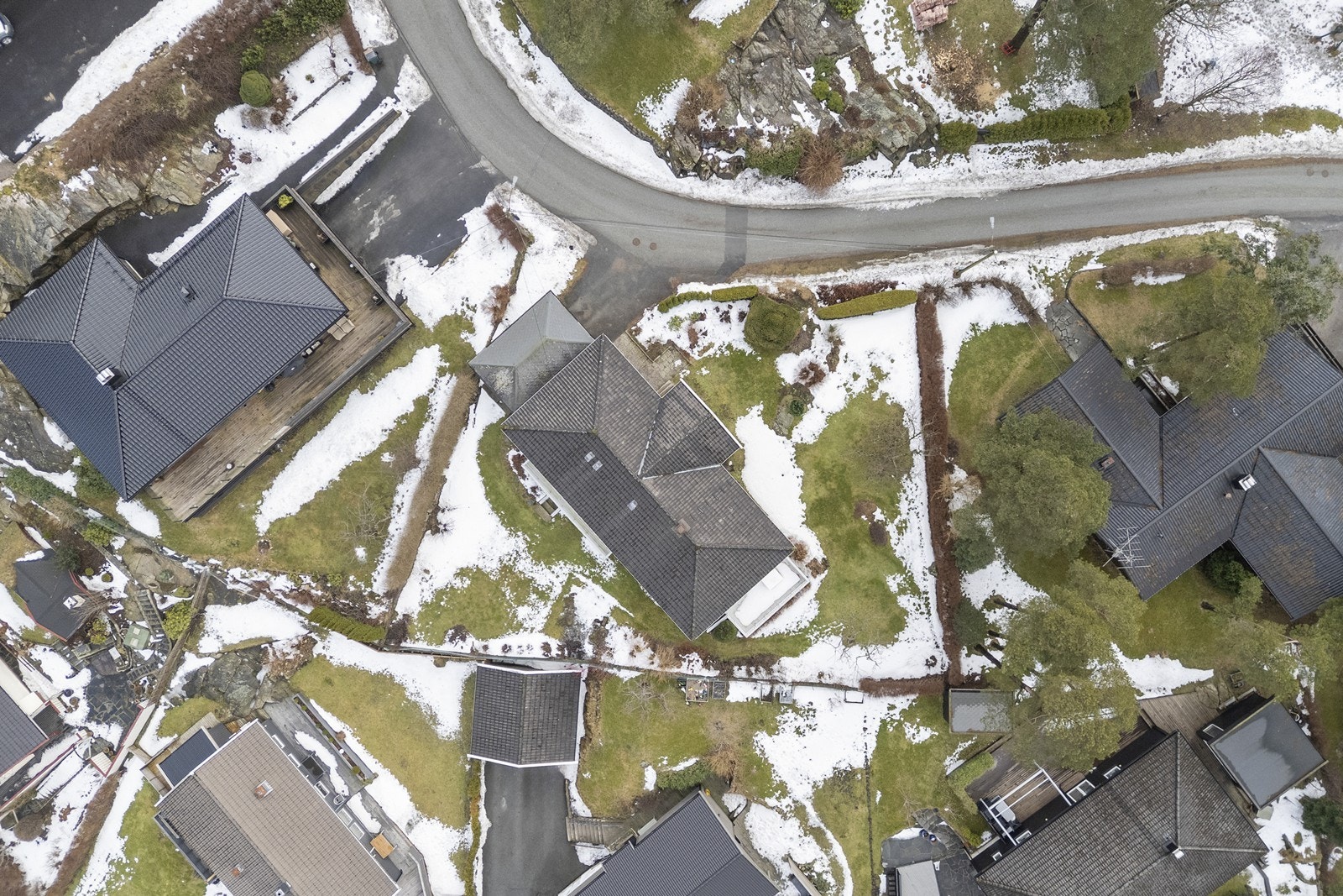 Oversikt tomt. Galleribilde