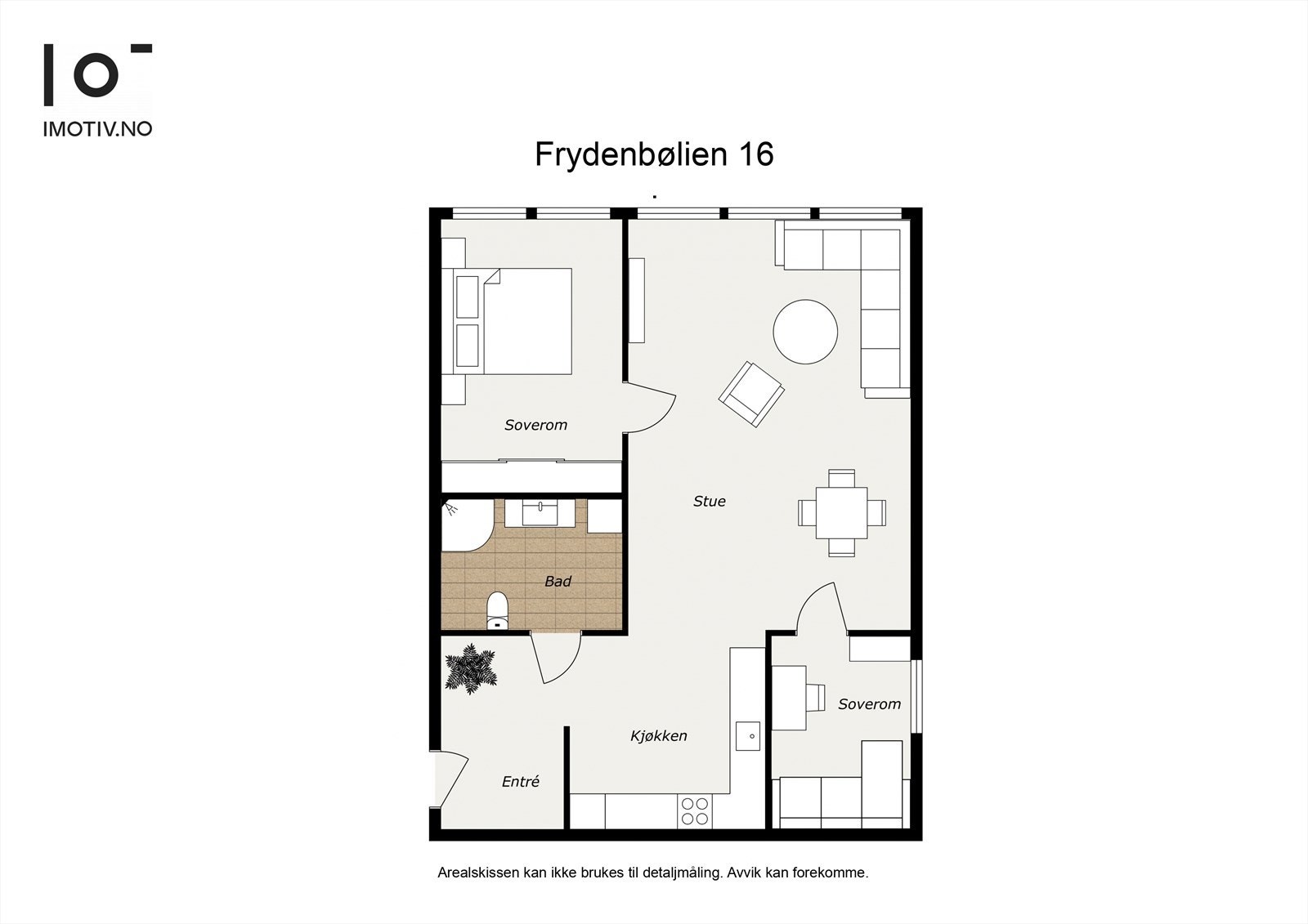 - Leiligheten har et BRA-i på 63m² fordelt over en praktisk og arealeffektiv planløsning - Galleribilde