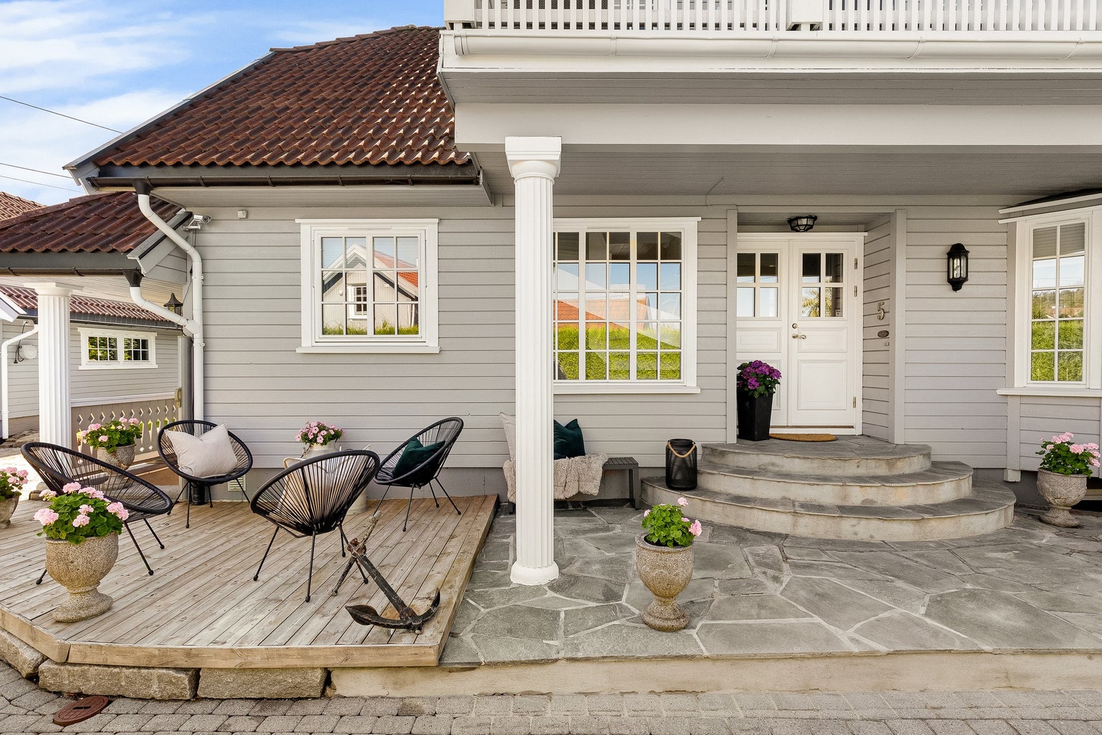 Skiferdekke gir et klassisk uttrykk Galleribilde