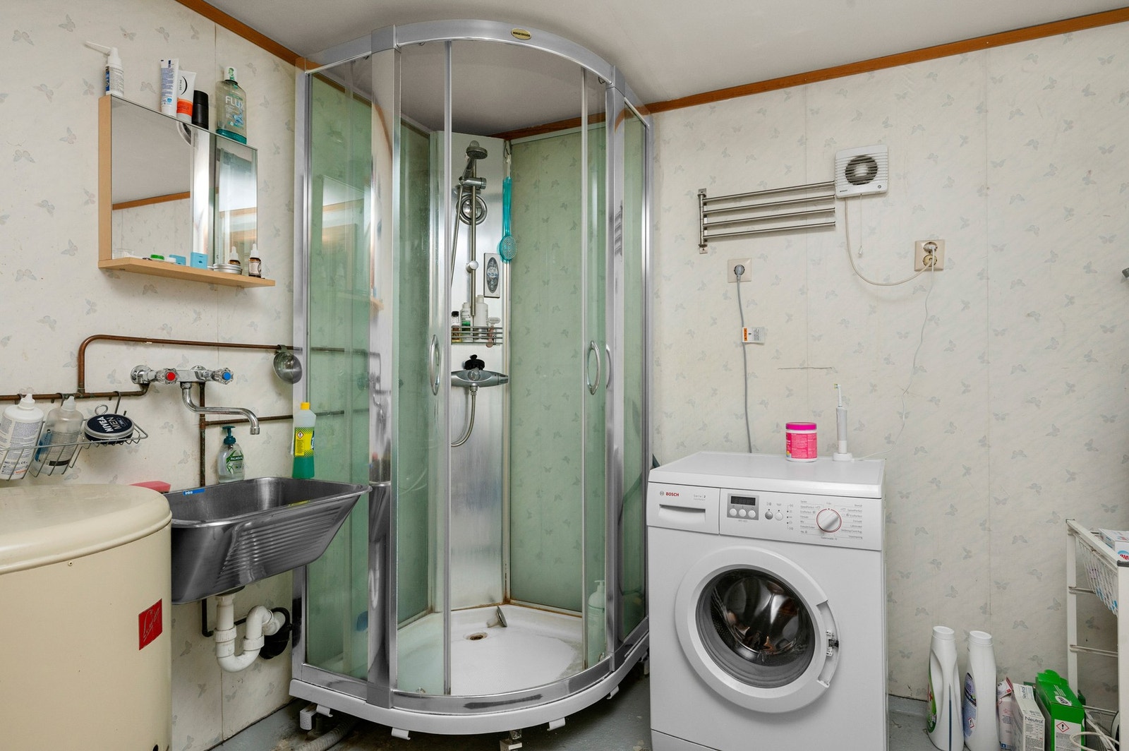 Vaskerom i kjelleretasjen. Galleribilde