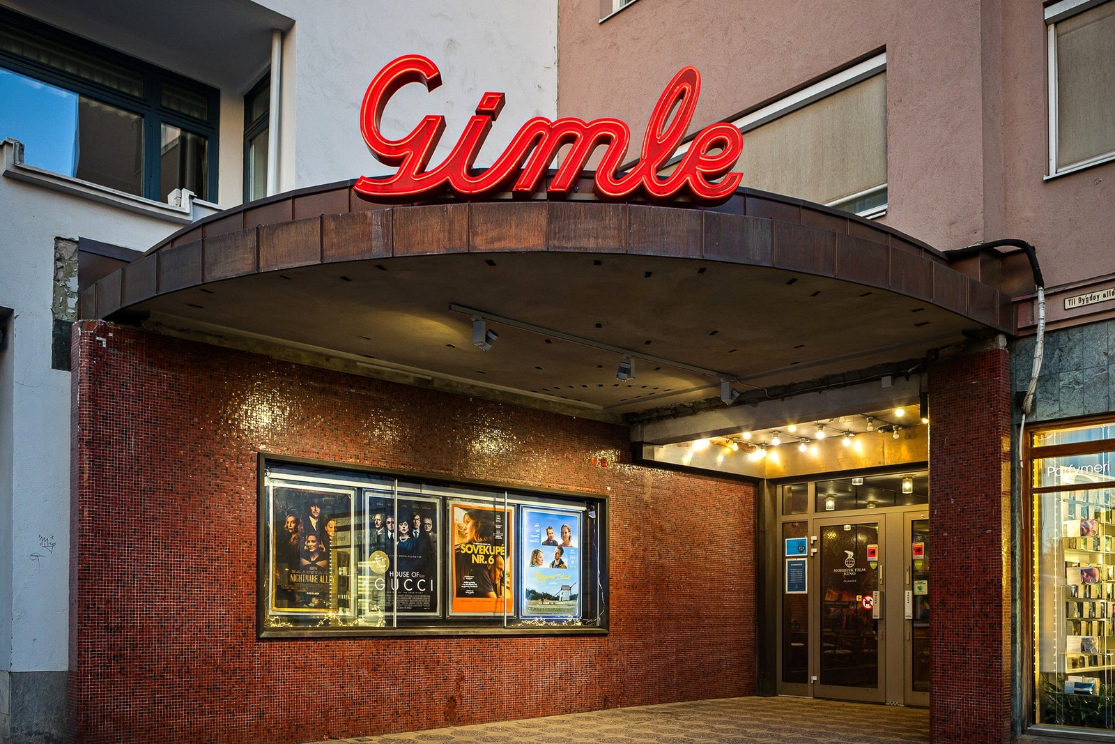 Nærområde- Gimle Kino. Galleribilde