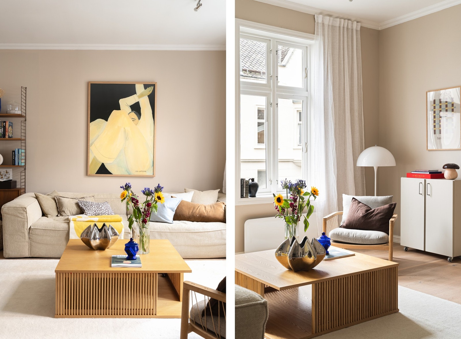 Her er det rom for både sofagruppe, TV-løsning og annet ønsket møblement. Galleribilde