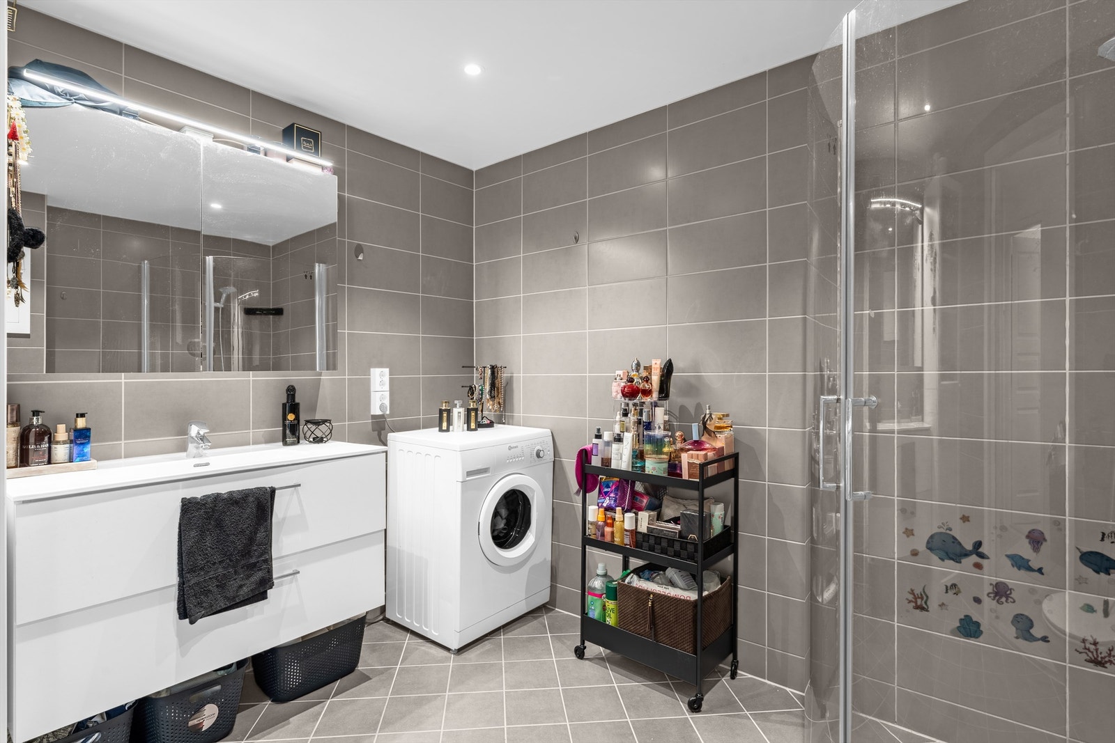 Badet ble pusset opp i 2022 i regi av borettslaget. Galleribilde