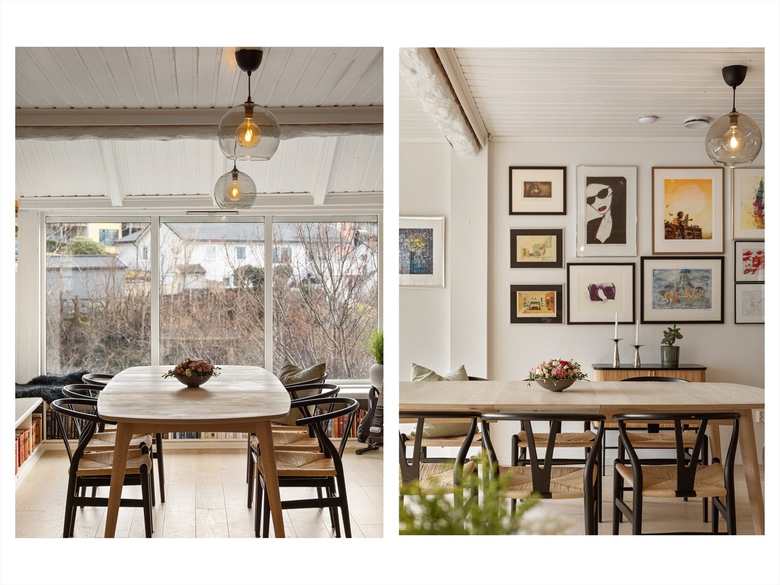 Her er det plass til å invitere familie og venner på middagsbesøk. Galleribilde