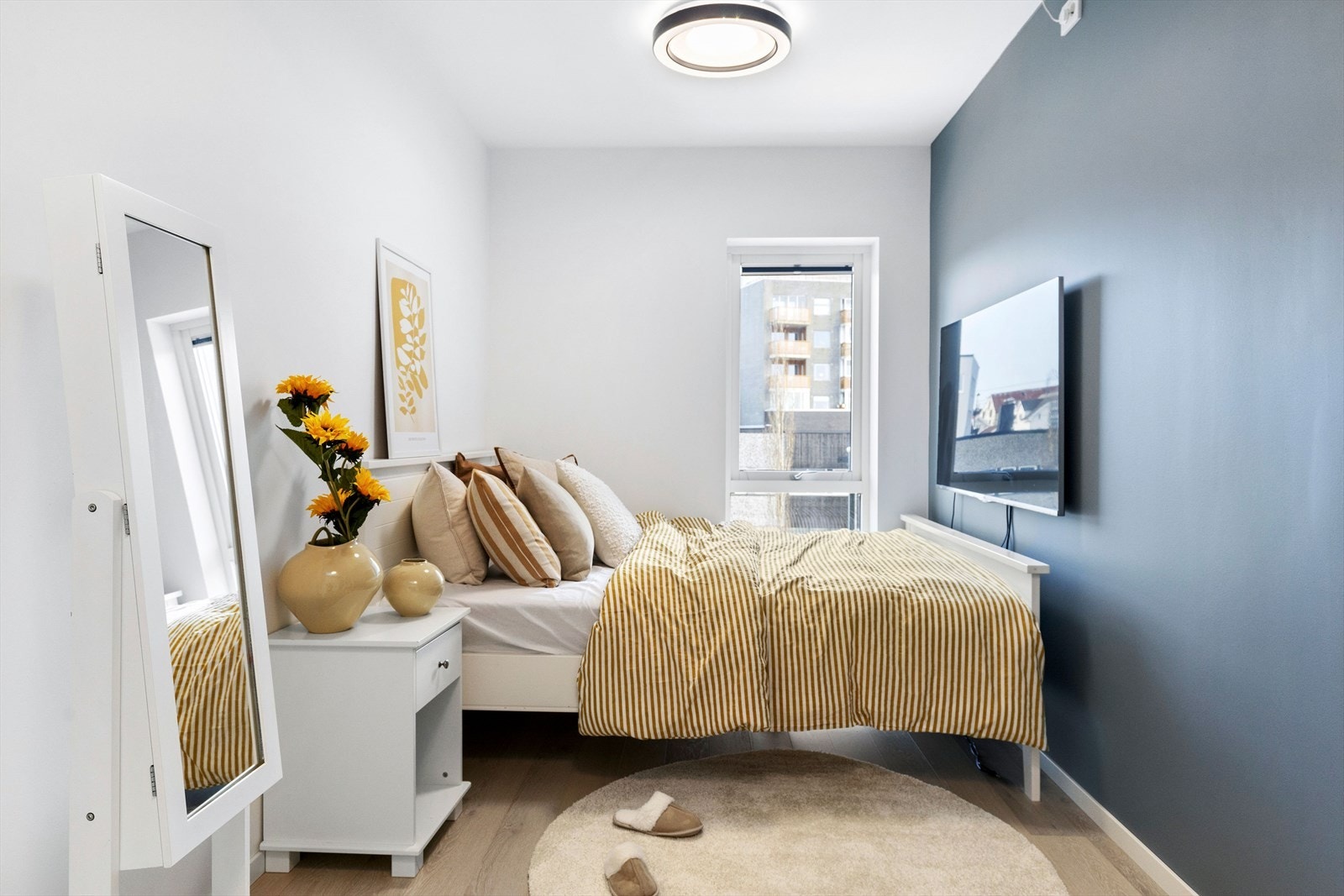 Begge soverommene er av god størrelse Galleribilde