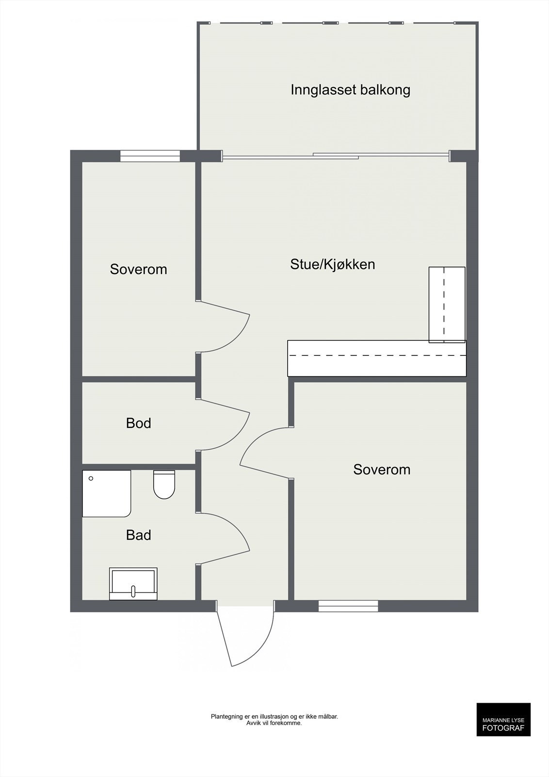 Plantegning Galleribilde