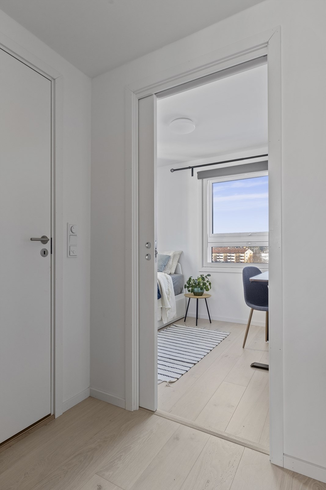 Her ser du inngangen til soverom 2. Galleribilde