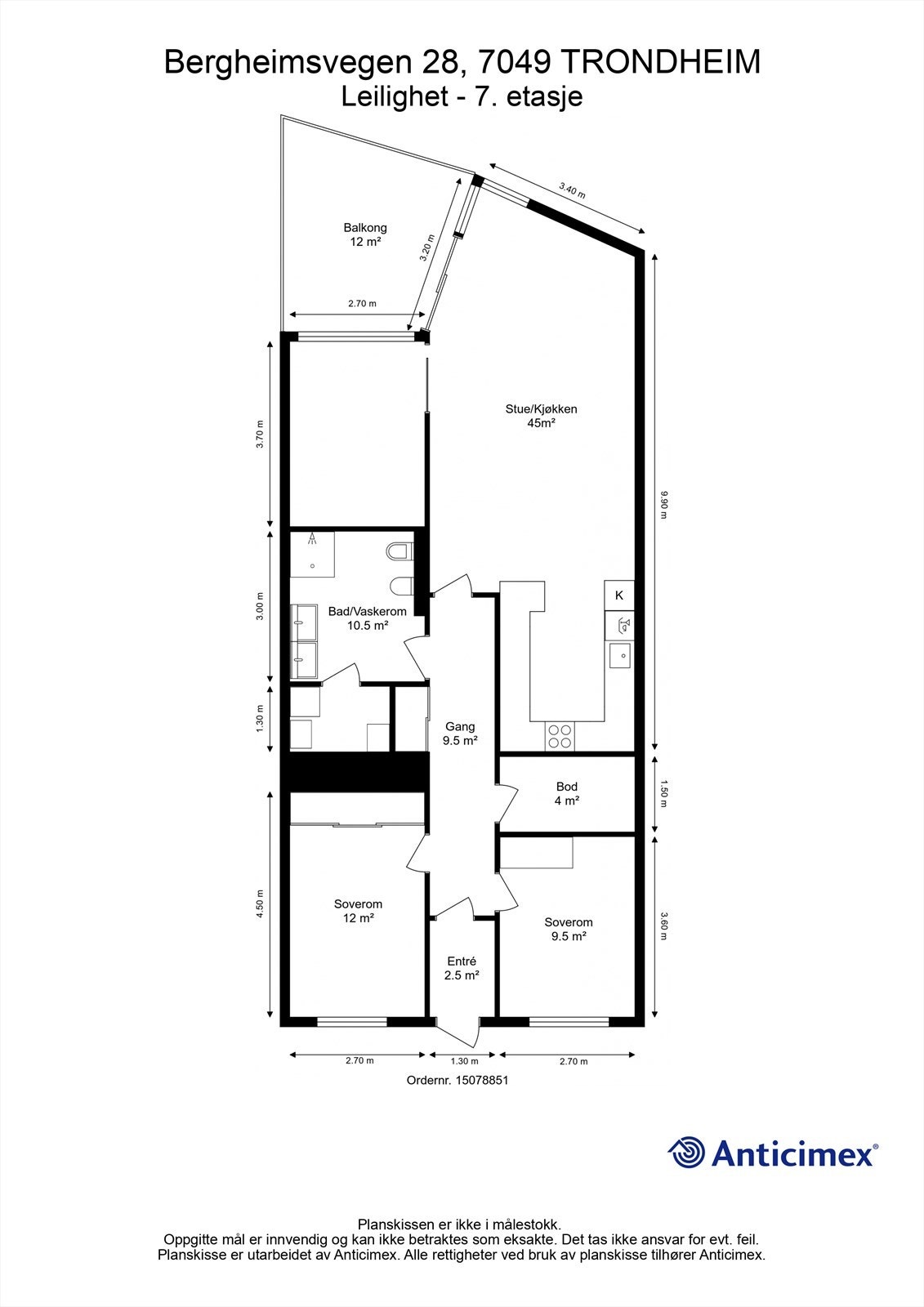 Planskisse. Galleribilde