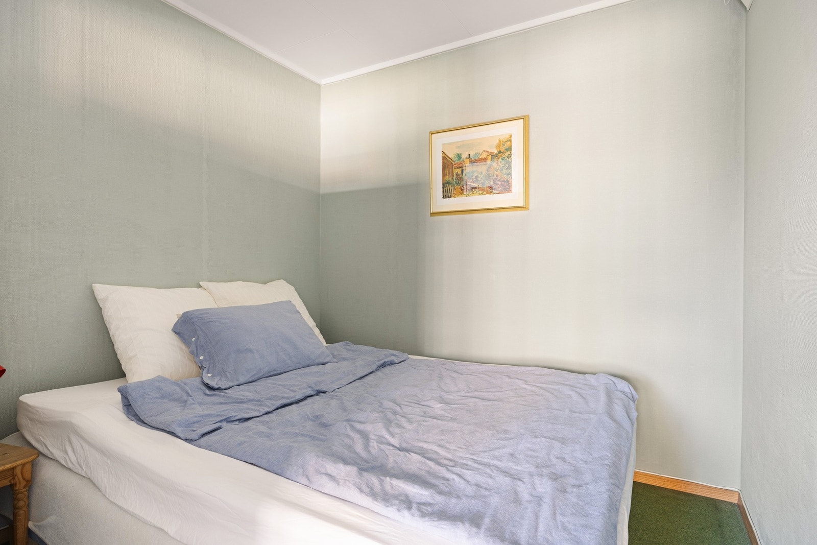 I leiligheten er det en hyggelig og privat sone i boligen, innredet som sovealkove. Galleribilde