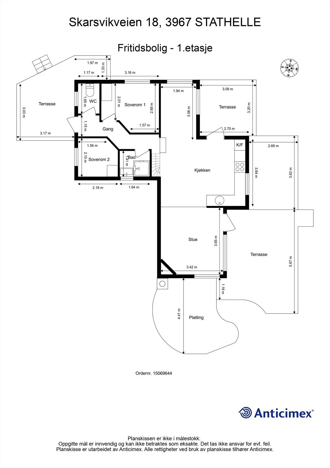 Plantegning Galleribilde