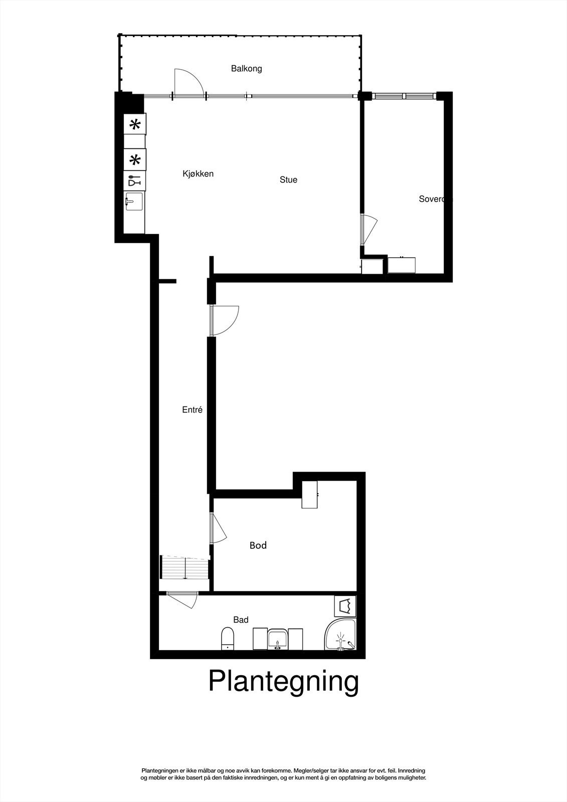 Plantegning Galleribilde
