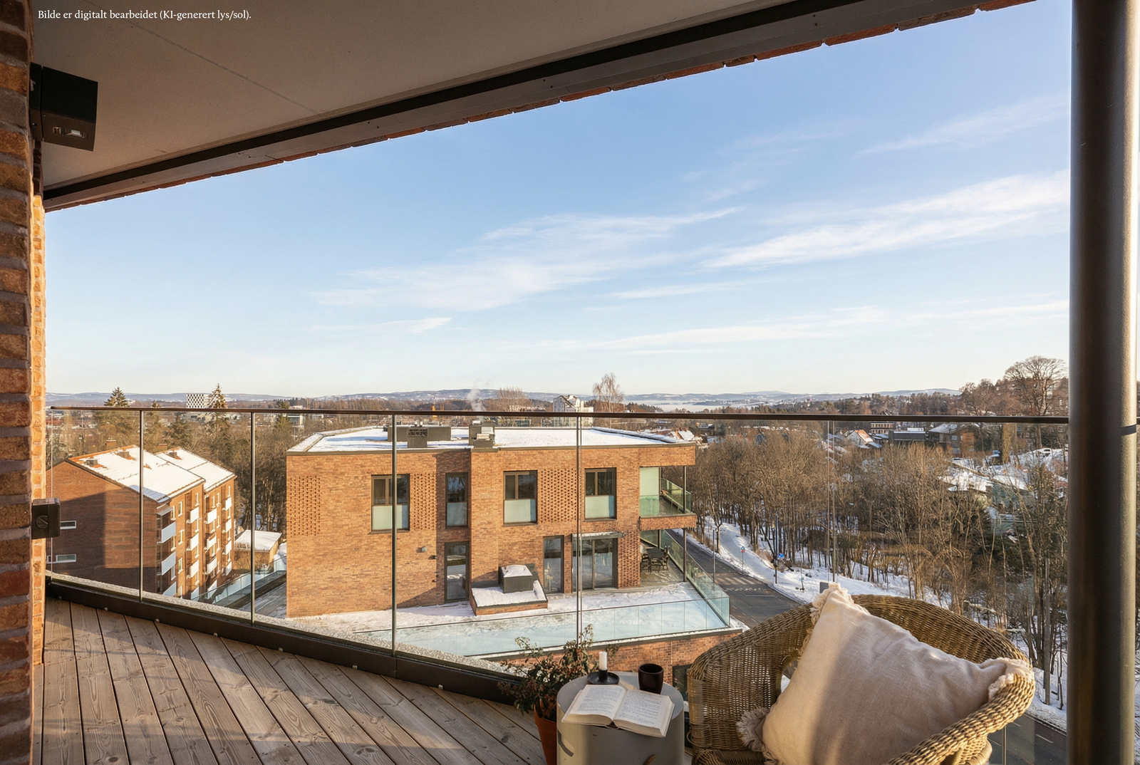 Les en god bok eller bare nyt utsikten. Galleribilde