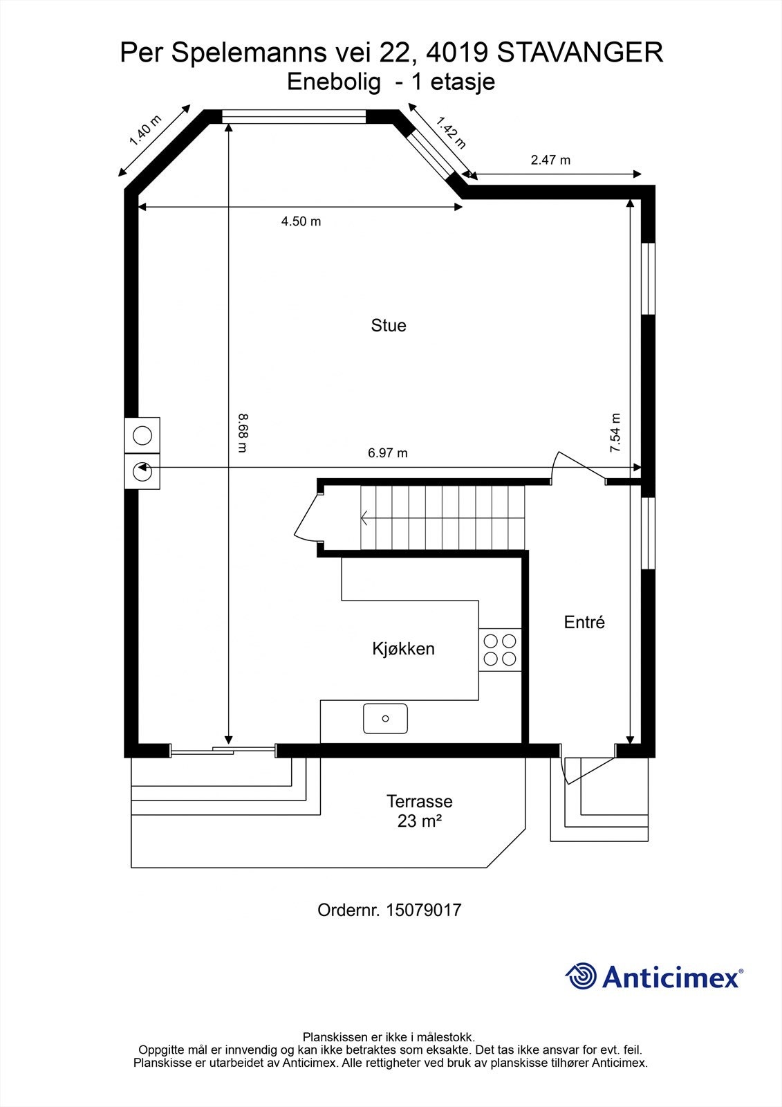 Plantegning 1 etasje Galleribilde
