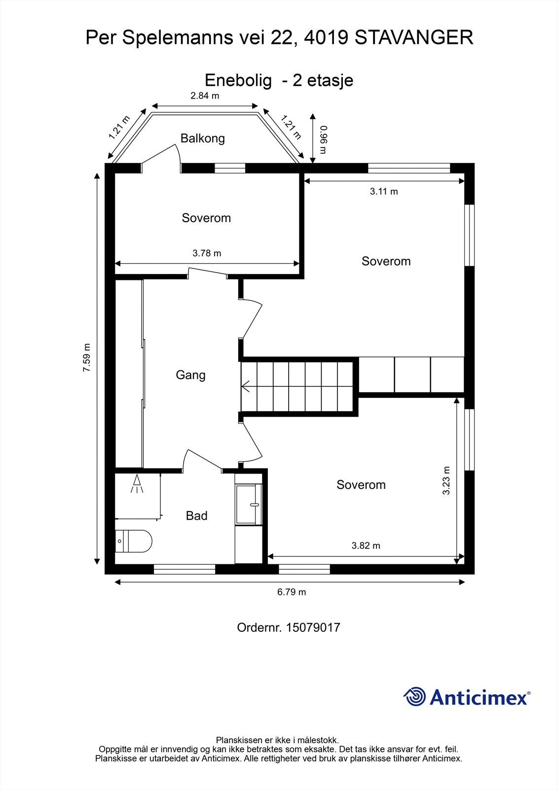 Plantegning 2 etasje Galleribilde