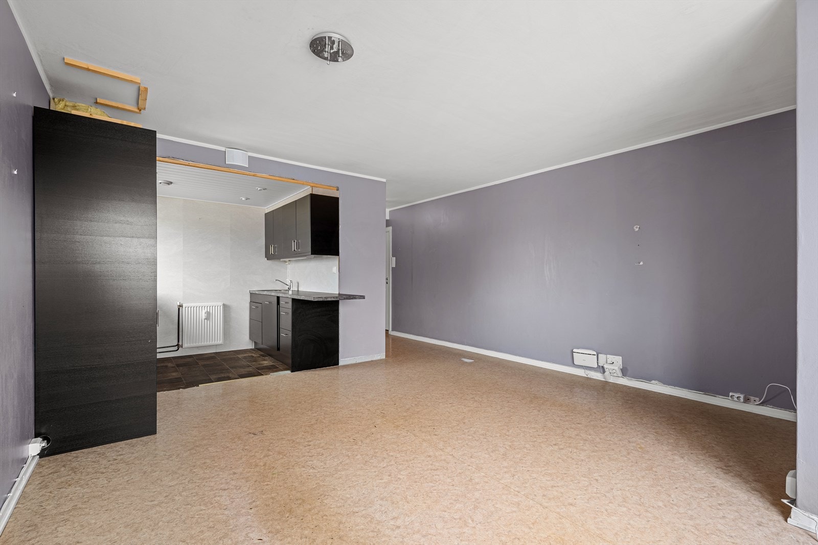 Boligen står tom og ledig for ganske snarlig overtagelse Galleribilde