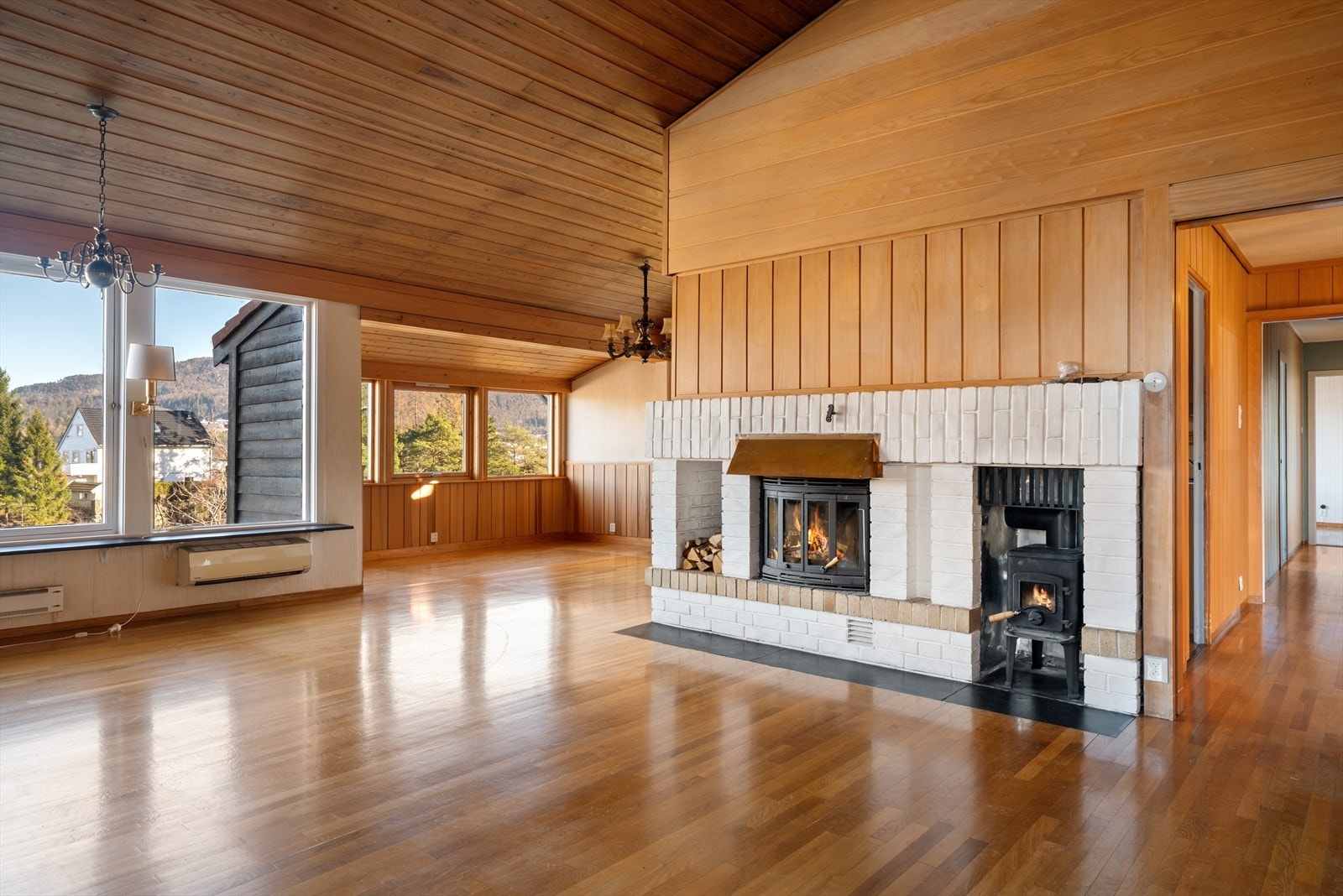 Peisen varmer godt. Galleribilde