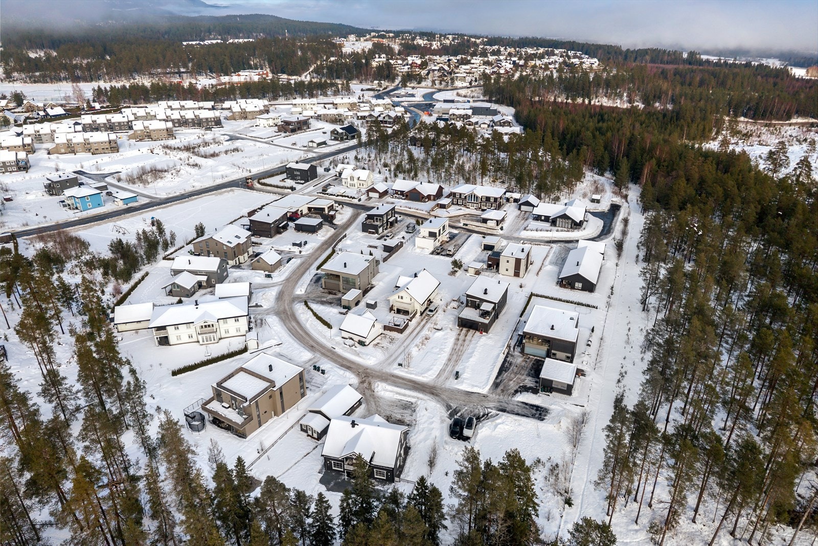 Matriskeløkka 14 har en svært god intern beliggenhet på Ormåsen. Galleribilde