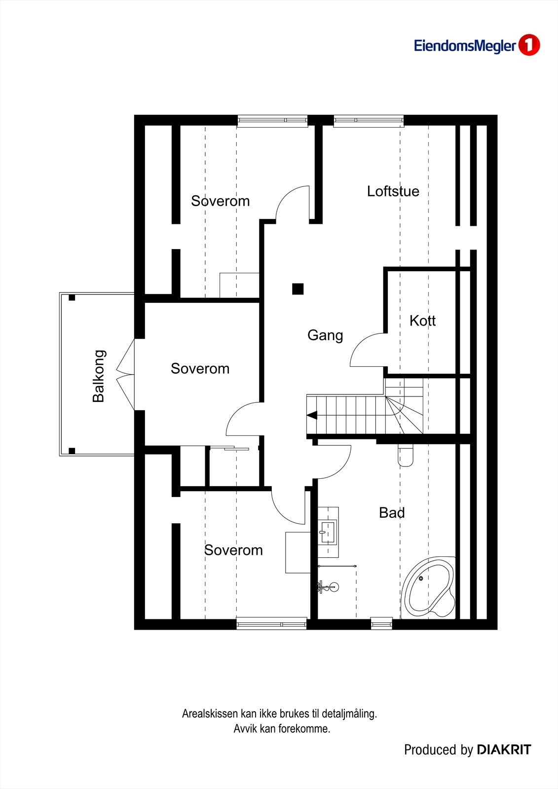 Plantegning 2.etasje. Galleribilde