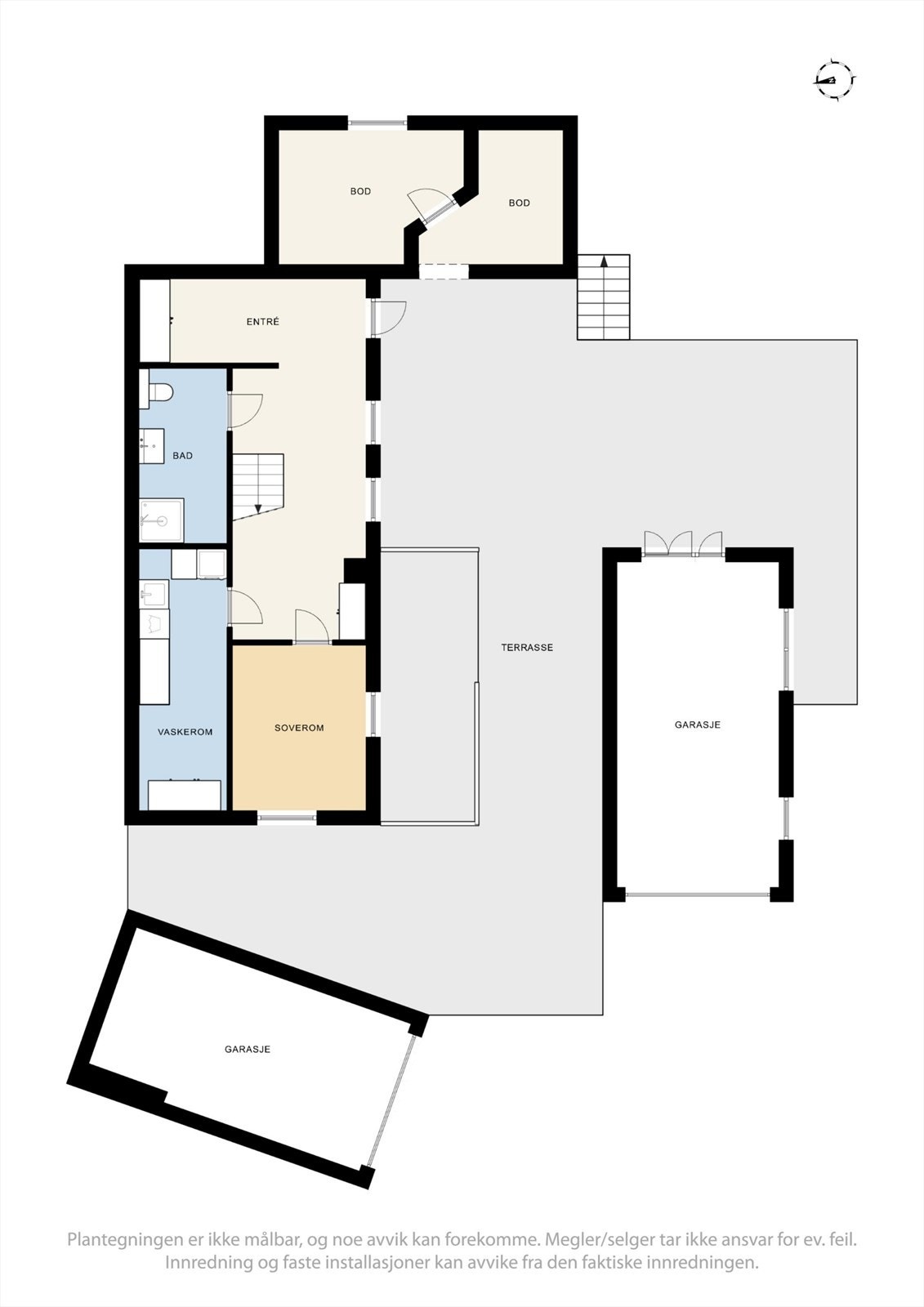 Plantegning | Underetasje Galleribilde
