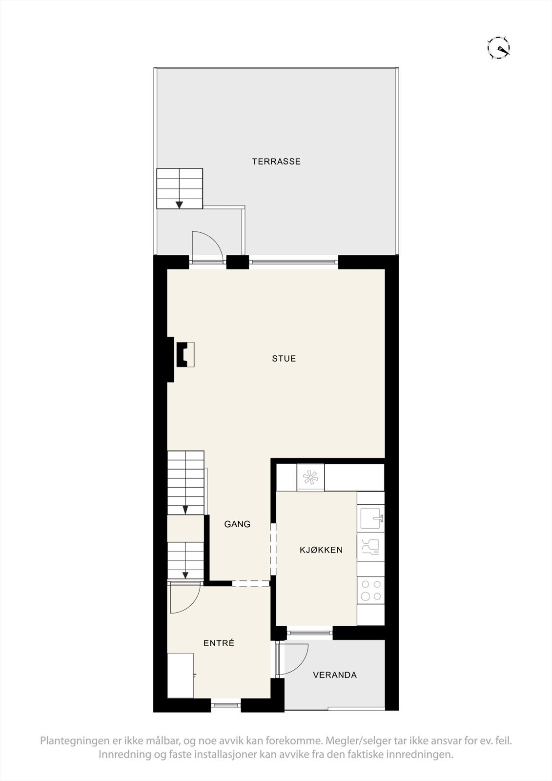 Plantegning 1. etasje. Galleribilde