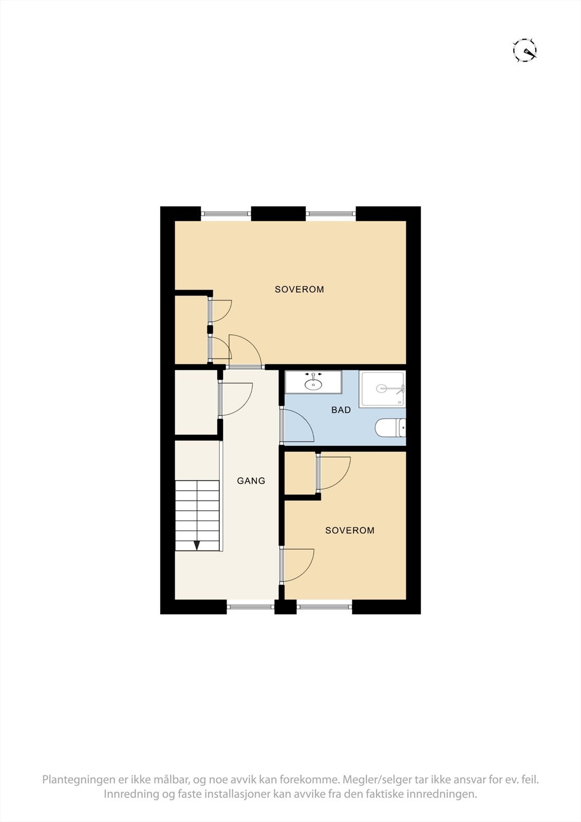 Plantegning 2. etasje. Galleribilde