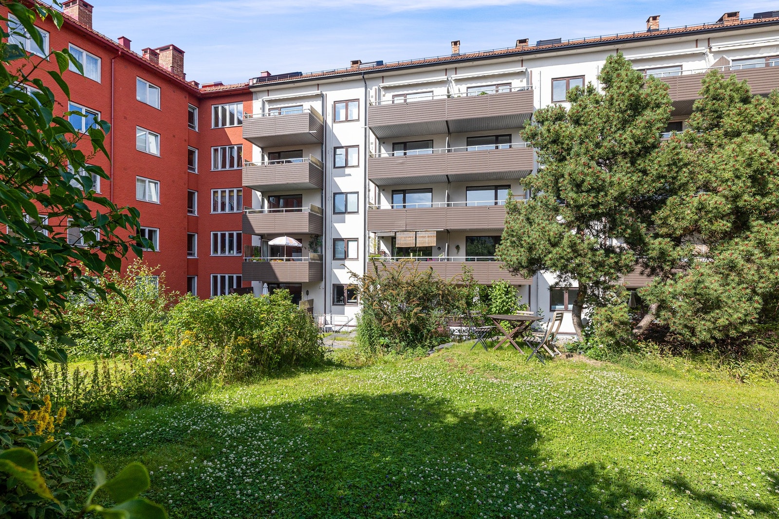Bakgården er en av de finere bakgårdene i byen. Galleribilde