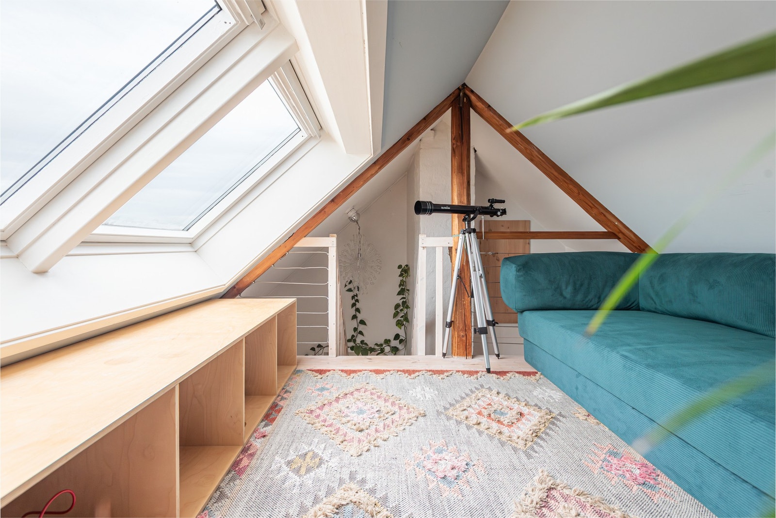 Gulvarealet på hemsen er 14 kvm. Galleribilde