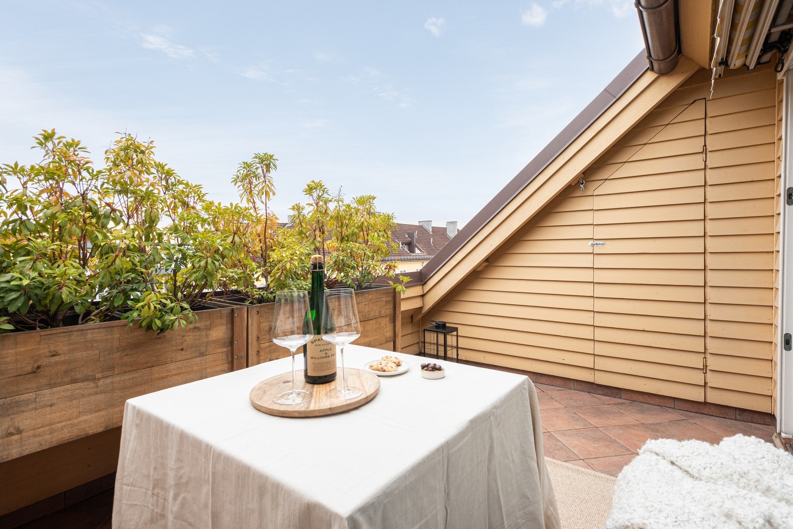 På takterrassen har du tilgang til praktisk bod. Galleribilde