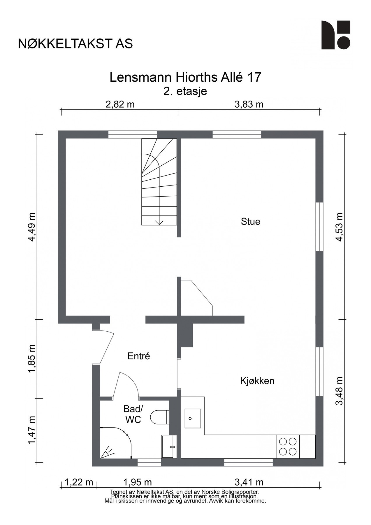 Plantegning - 2. etasje Galleribilde