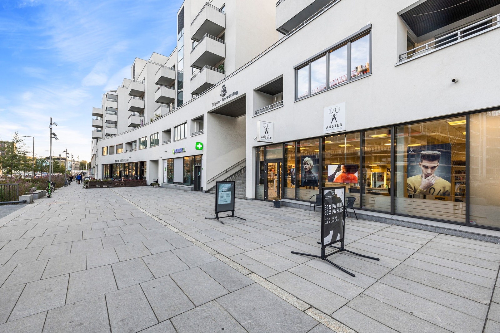Det er et meget godt servicetilbud i området Galleribilde