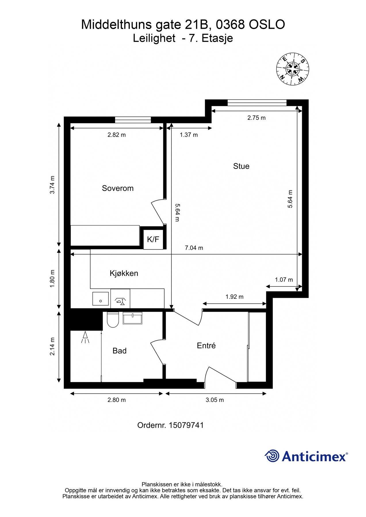 Planskisse. Galleribilde