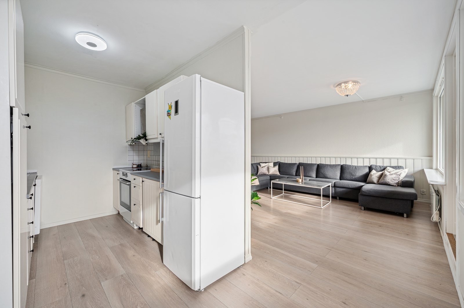 - Kjøkkenet måler 9,6m² - Galleribilde