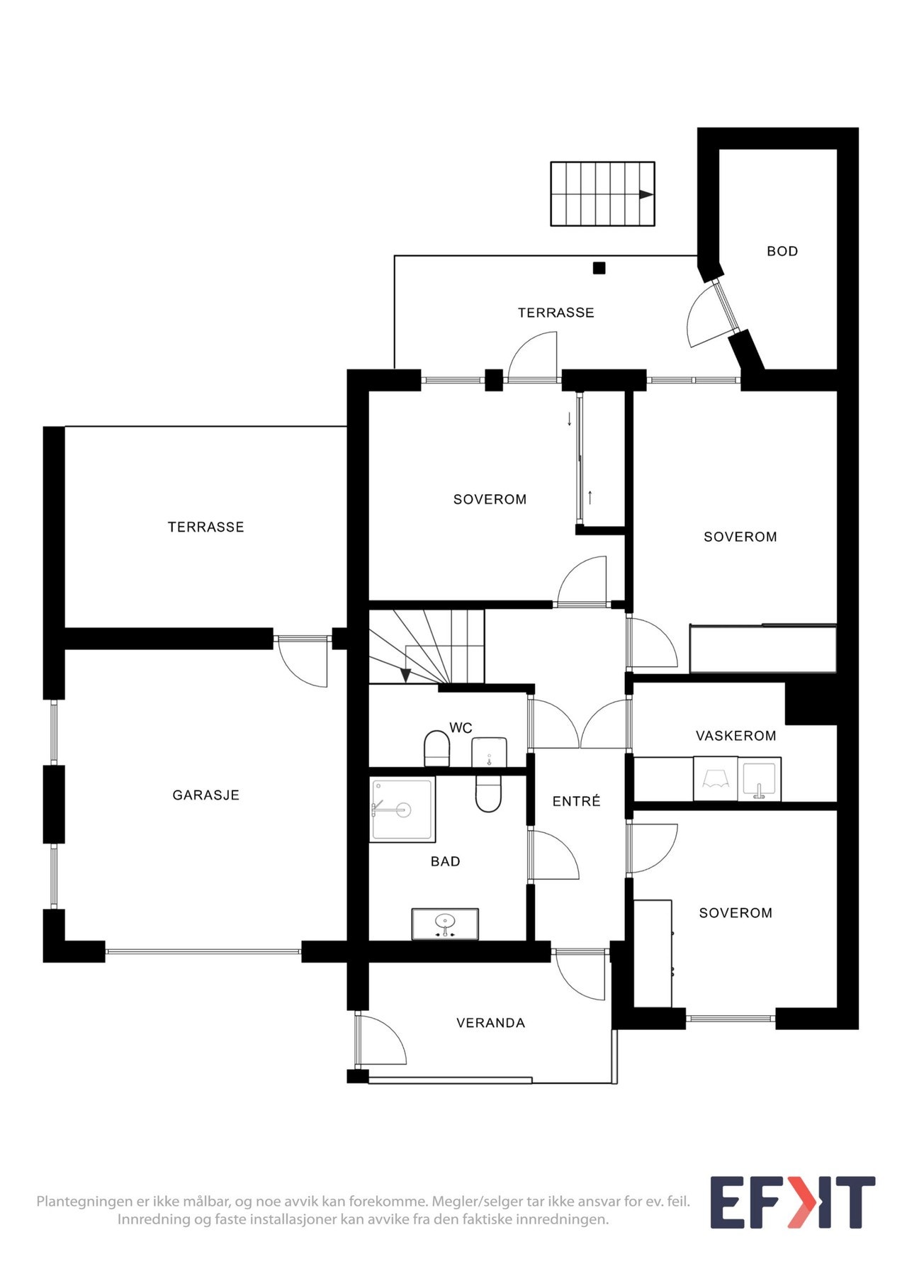 Plantegninger 1.etg Galleribilde