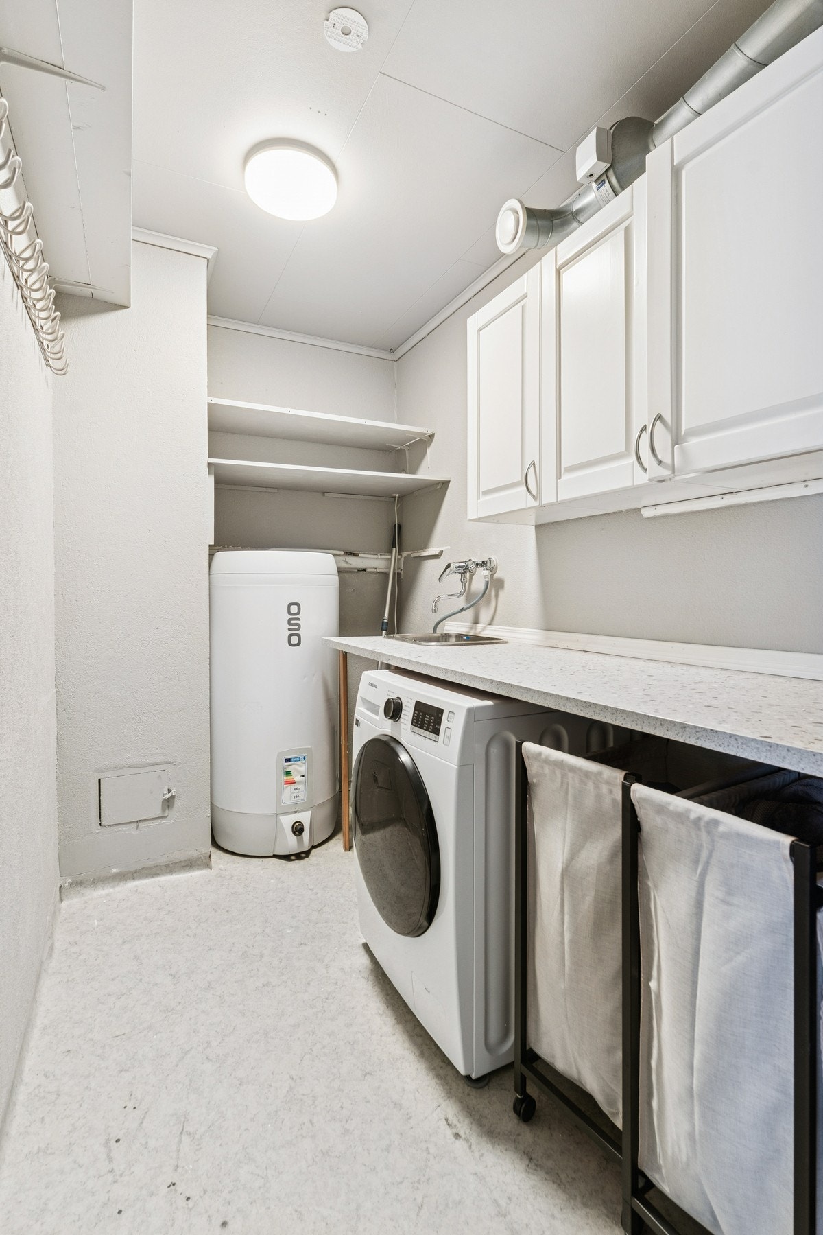 Vaskerommet er arealeffektivt Galleribilde