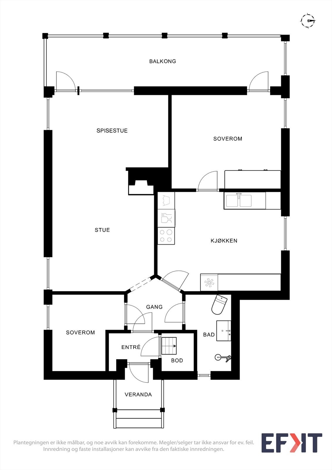 Plantegning Galleribilde