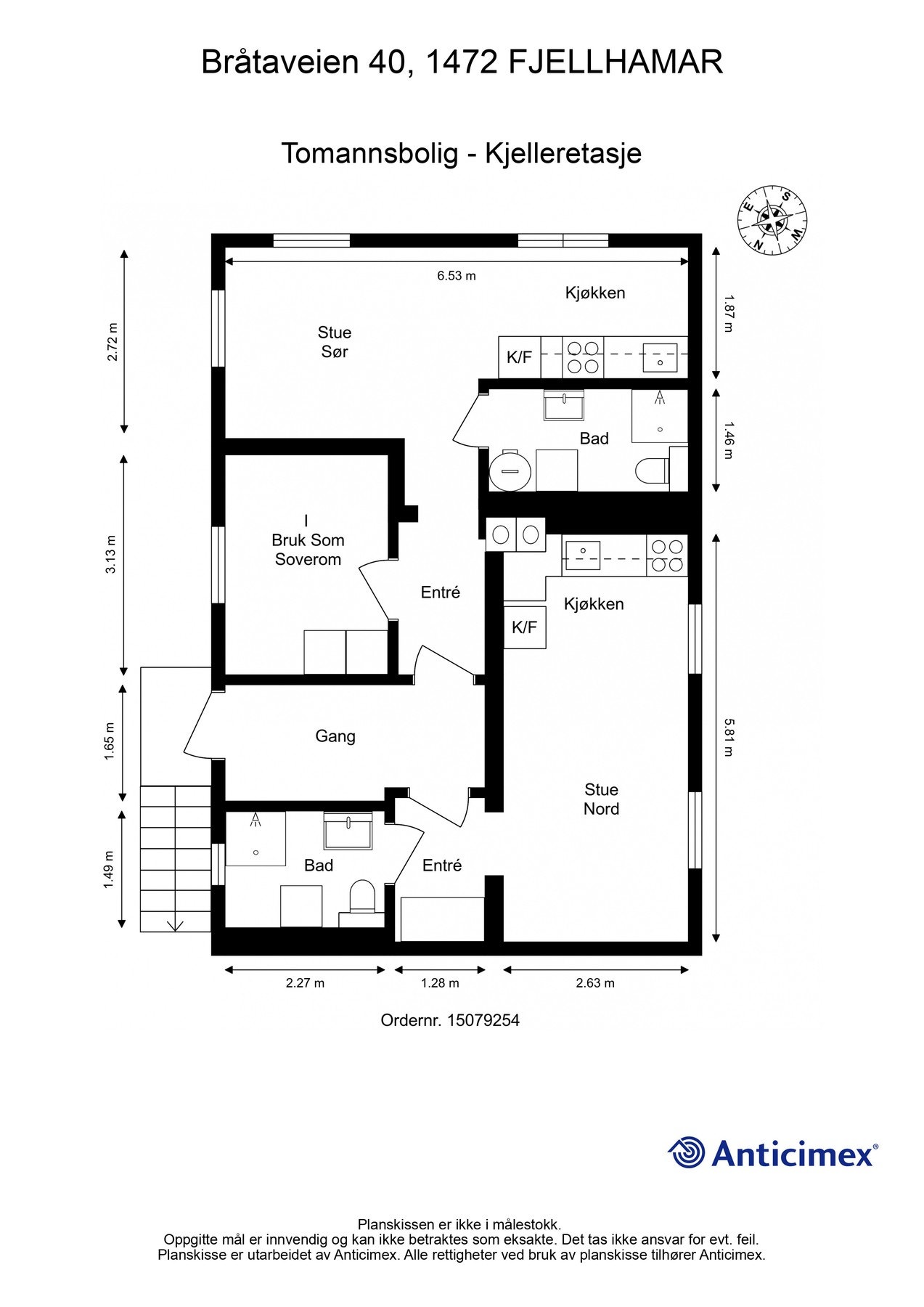 Planskisse. Galleribilde