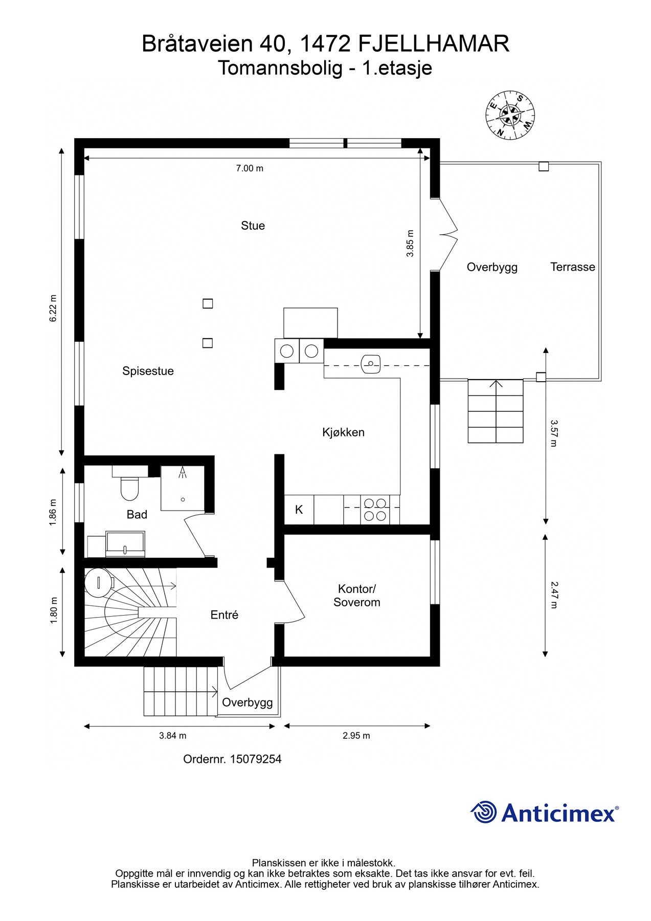 Planskisse. Galleribilde
