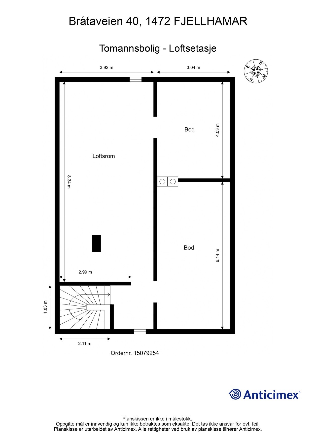 Planskisse. Galleribilde