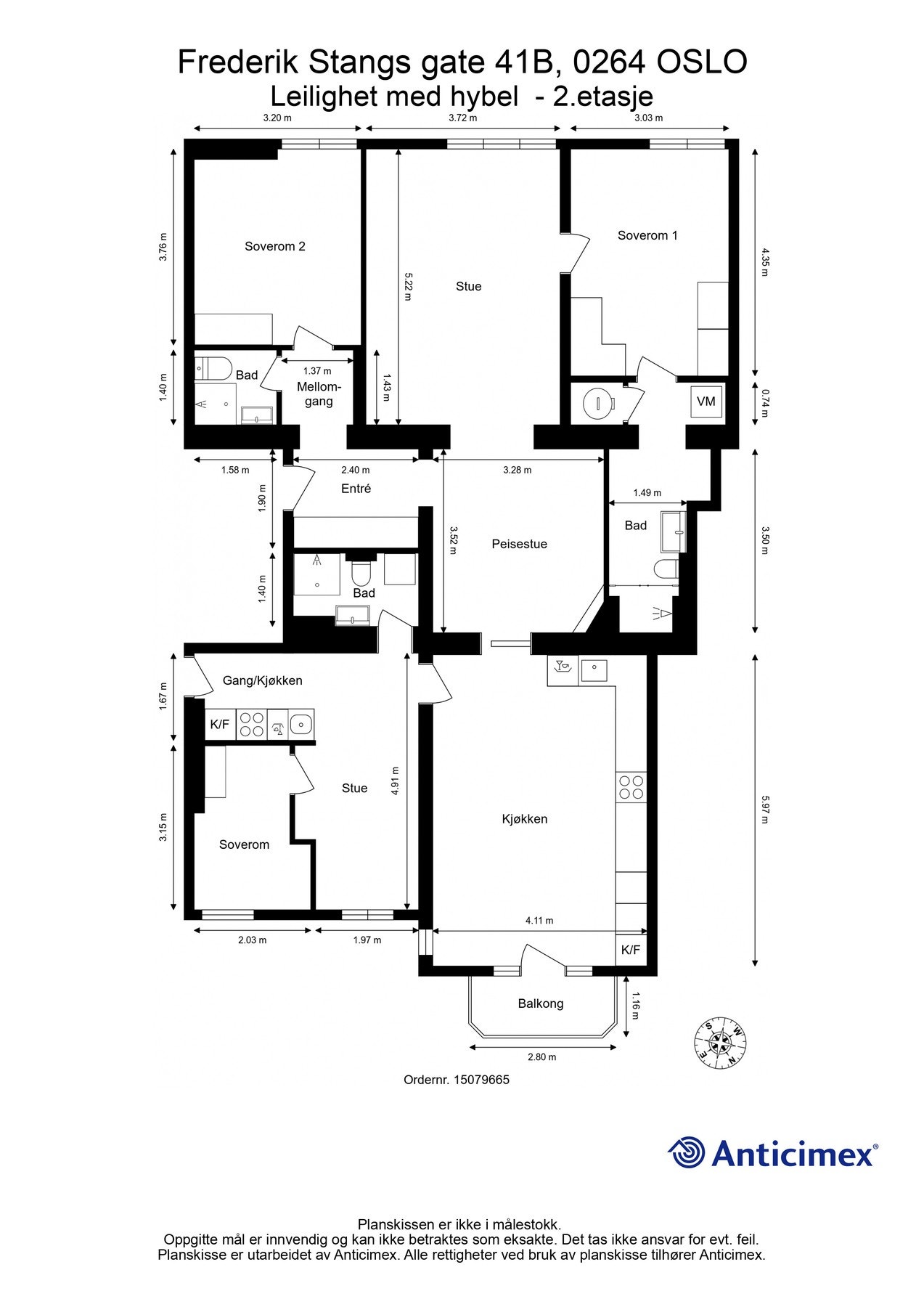 Plantegning Galleribilde