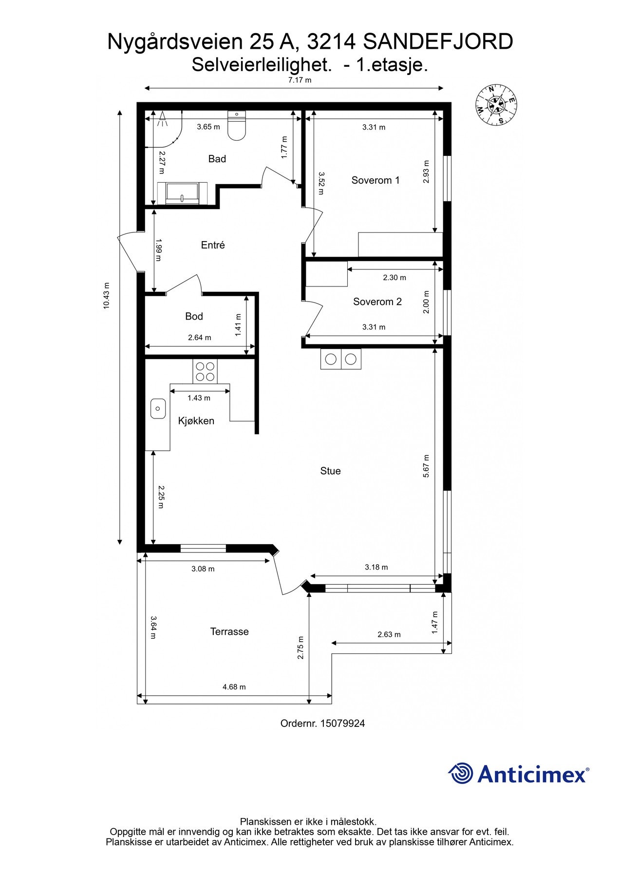 Gjør deg kjent med planløsningen Galleribilde
