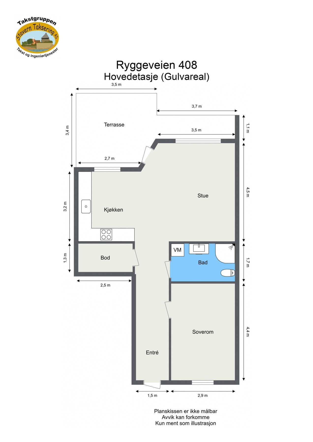 Plantegning Galleribilde