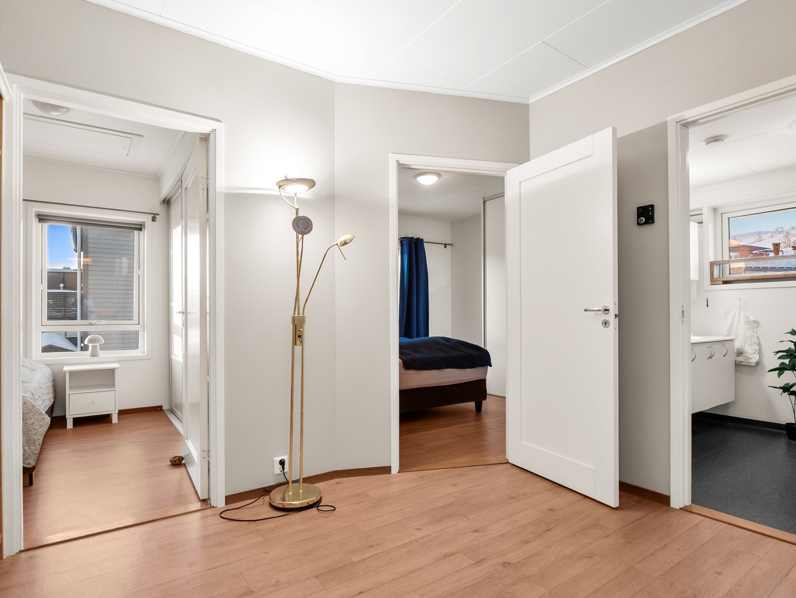 I den "private sonen" er det to soverom og baderom Galleribilde