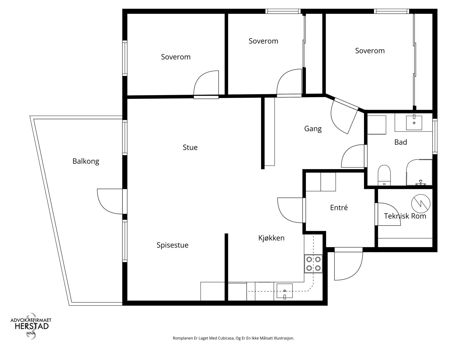 Planskisse - ikke målsatt illustrasjon Galleribilde