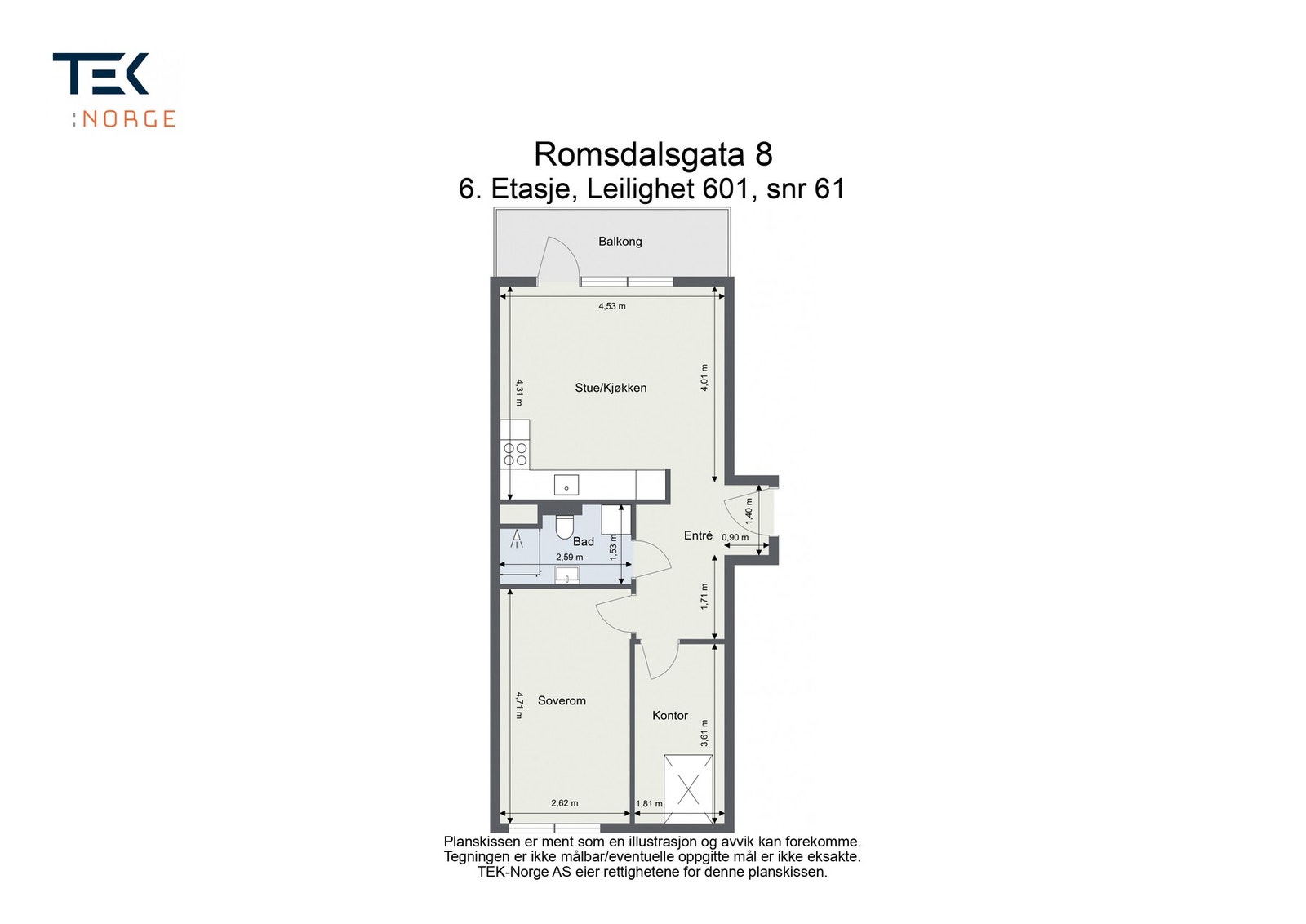 Plantegning Galleribilde
