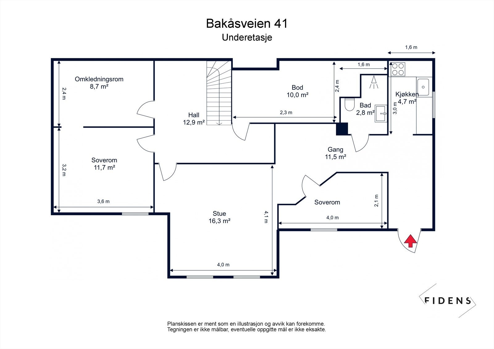 Underetasje Galleribilde