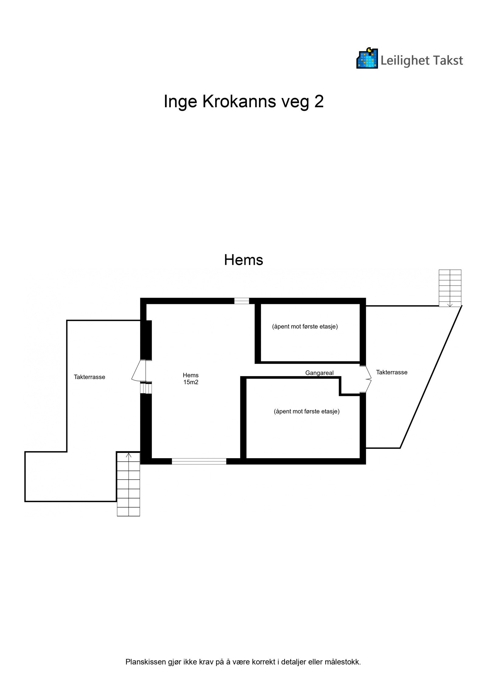 Plantegning hems Galleribilde